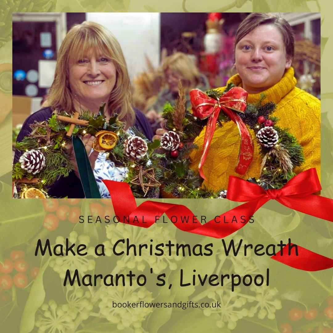 Make a Christmas Wreath - Christmas Crafting at Marantos, Liverpool